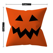 Load image into Gallery viewer, Trick or treat/pumpkin Cushion Cover 45*45cm Happy Halloween