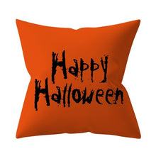 Load image into Gallery viewer, Trick or treat/pumpkin Cushion Cover 45*45cm Happy Halloween