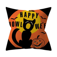 Load image into Gallery viewer, Trick or treat/pumpkin Cushion Cover 45*45cm Happy Halloween