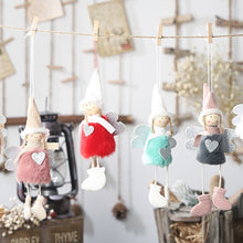 Load image into Gallery viewer, Plush Angel Heart Christmas Pendants Decorative Christmas Tree