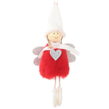 Load image into Gallery viewer, Plush Angel Heart Christmas Pendants Decorative Christmas Tree