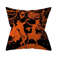 Load image into Gallery viewer, Trick or treat/pumpkin Cushion Cover 45*45cm Happy Halloween