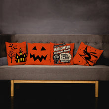 Load image into Gallery viewer, Trick or treat/pumpkin Cushion Cover 45*45cm Happy Halloween