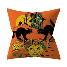 Load image into Gallery viewer, Trick or treat/pumpkin Cushion Cover 45*45cm Happy Halloween