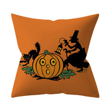 Load image into Gallery viewer, Trick or treat/pumpkin Cushion Cover 45*45cm Happy Halloween