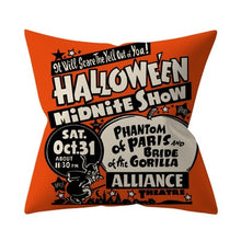 Load image into Gallery viewer, Trick or treat/pumpkin Cushion Cover 45*45cm Happy Halloween