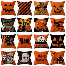 Load image into Gallery viewer, Trick or treat/pumpkin Cushion Cover 45*45cm Happy Halloween