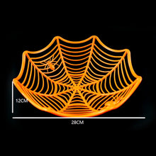 Load image into Gallery viewer, 1 Pcs Halloween Fruit Bowl Spider Web Candy Basket