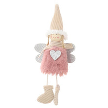 Load image into Gallery viewer, Plush Angel Heart Christmas Pendants Decorative Christmas Tree