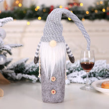 Load image into Gallery viewer, Merry Christmas Decorations For Home 2019 Wine Bottle Cover Snowman Santa Claus Elk Xmas Ornament Home Decor Happy New Year 2020