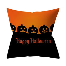 Load image into Gallery viewer, Trick or treat/pumpkin Cushion Cover 45*45cm Happy Halloween