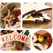 Load image into Gallery viewer, Christmas Decorations Wooden Letter Printed Christmas Tree