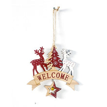 Load image into Gallery viewer, Christmas Decorations Wooden Letter Printed Christmas Tree