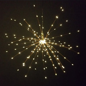 Festival Hanging Starburst String Lights 100-200 Leds DIY firework