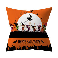 Load image into Gallery viewer, Trick or treat/pumpkin Cushion Cover 45*45cm Happy Halloween