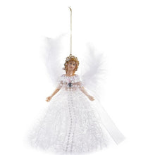 Load image into Gallery viewer, Mini Angel Christmas Tree Pendant with Feather Wings for Christmas Decorations Xmas Tree Ornament